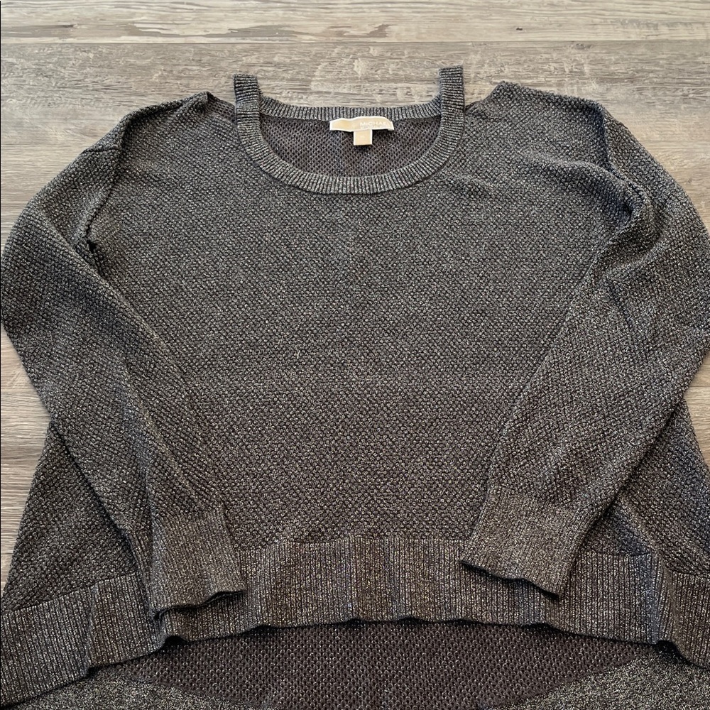 Michael Kors Charcoal Crew Neck Sweater Sizes X-Large